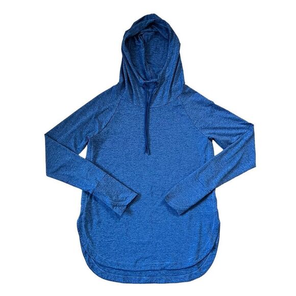 Athleta Blue Long Sleeve Pullover Size Small - Picture 1 of 8